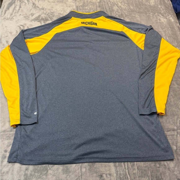 University Of Michigan Wolverines Colosseum 2XL Men’s Quarter Zip Pullover - Picture 5 of 5